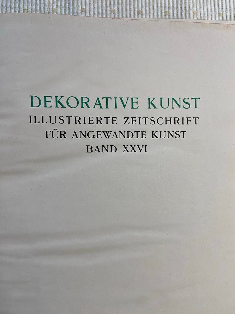 Dekorative Kunst - Geïllustreerd Tijdschrift 1919, Ophalen of Verzenden, Gelezen, Overige onderwerpen