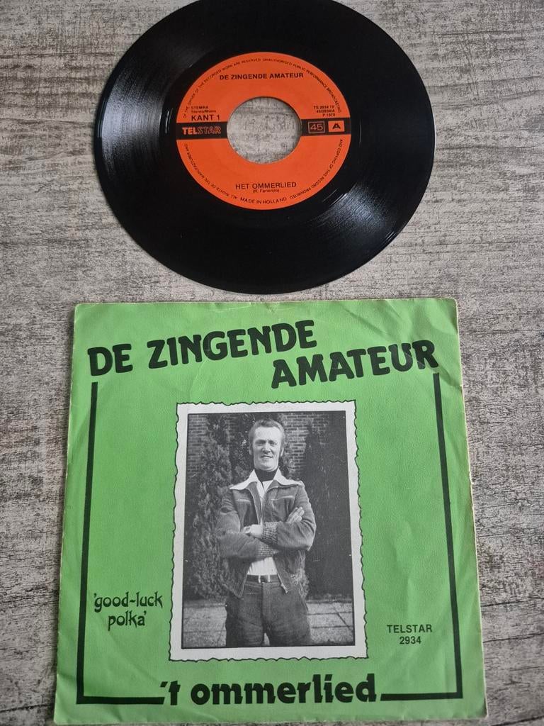 De zingende amateur - t ommerlied- good Luck polka, Ophalen of Verzenden, Zo goed als nieuw, Overige formaten, Levenslied of Smartlap