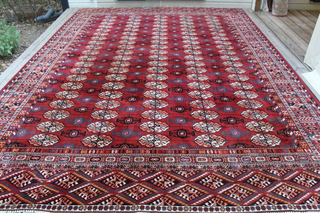 Brocante - Groot en bijzonder Perzisch tapijt, Bochara!, Ophalen, Gebruikt, 200 cm of meer, 200 cm of meer