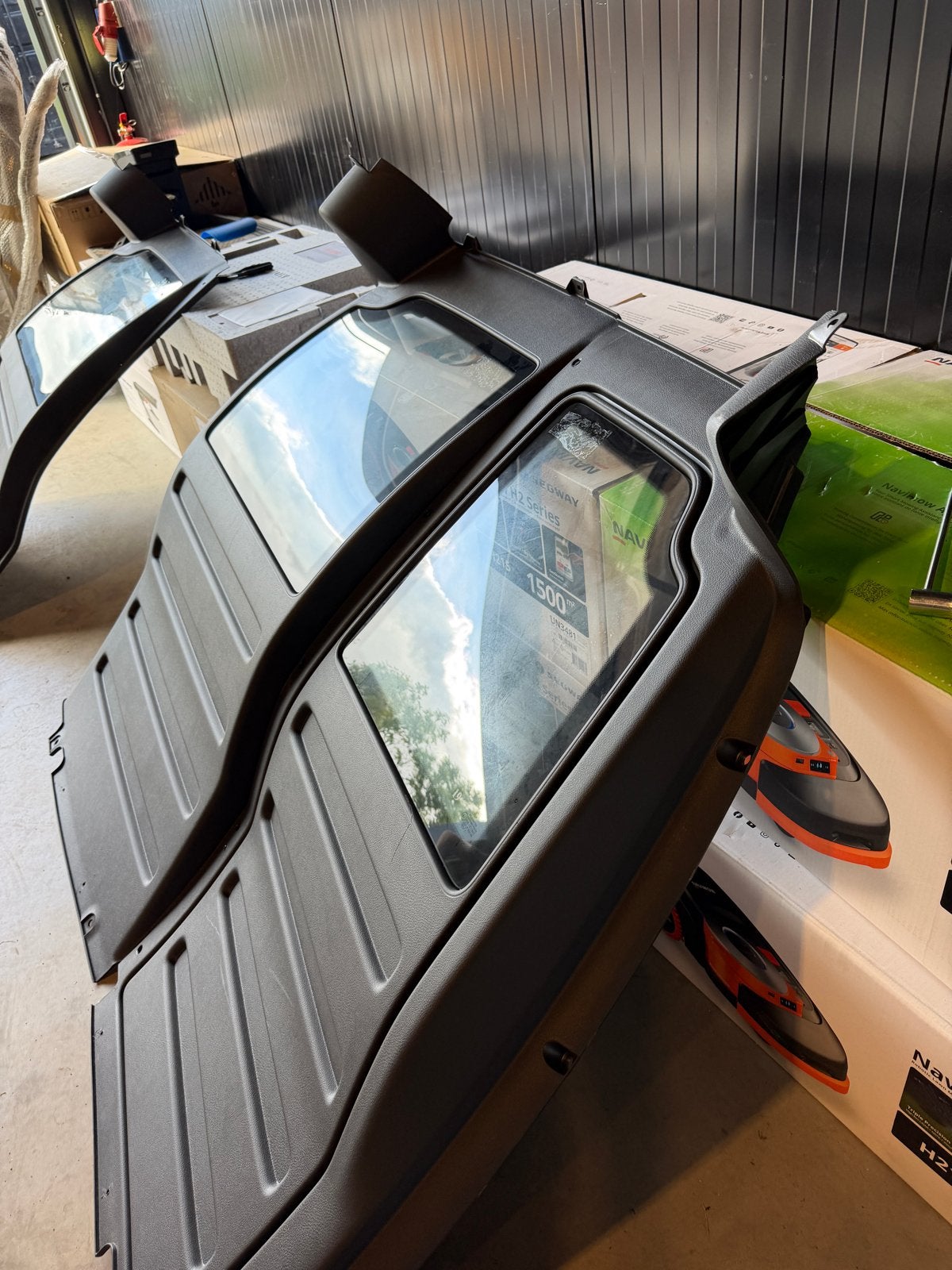 Tussenschot Volkswagen Caddy met ruiten (echt glas)!, Auto-onderdelen, Ophalen, Gebruikt, Volkswagen, Spangahoejweg 67