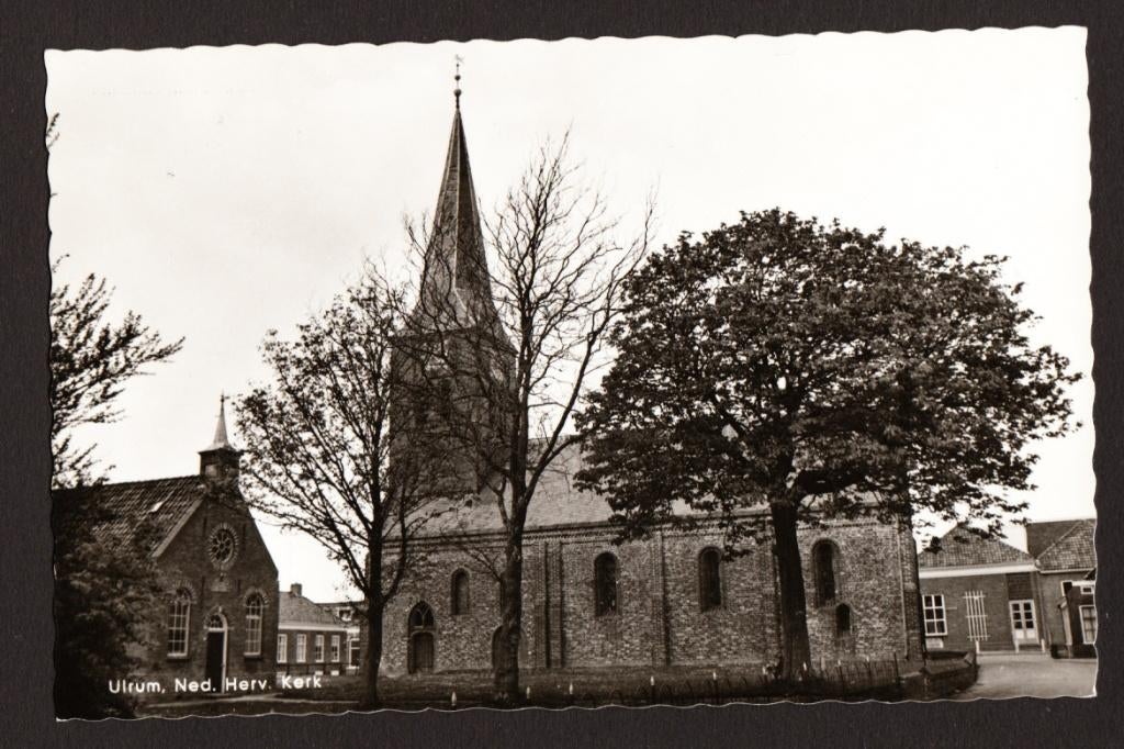 Ulrum (nabij Zoutkamp en Leens) - Ned Herv Kerk, Verzenden, 1960 tot 1980, Ongelopen, Groningen