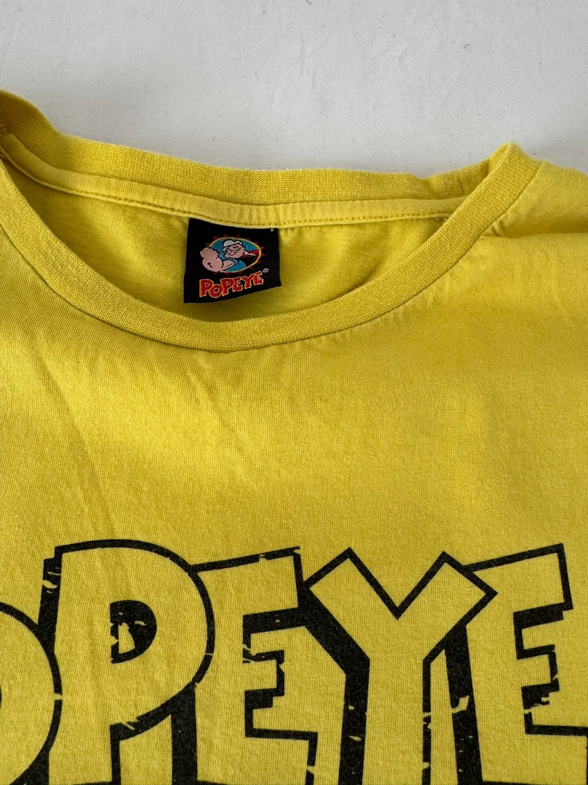 Vintage Popeye T-Shirt, Kleding | Heren, Ophalen of Verzenden, Zo goed als nieuw, Maat 48/50 (M), Geel