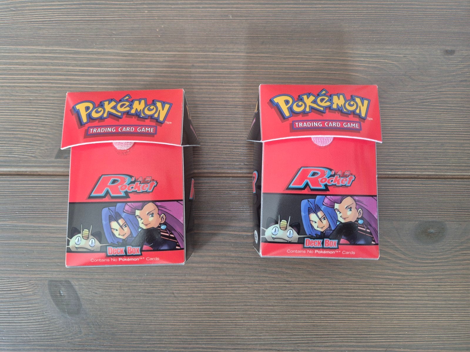 Pokemon Trading Card Game Deck Box 2x - Zeldzaam, Ophalen of Verzenden, Zo goed als nieuw, Speelkaart(en)