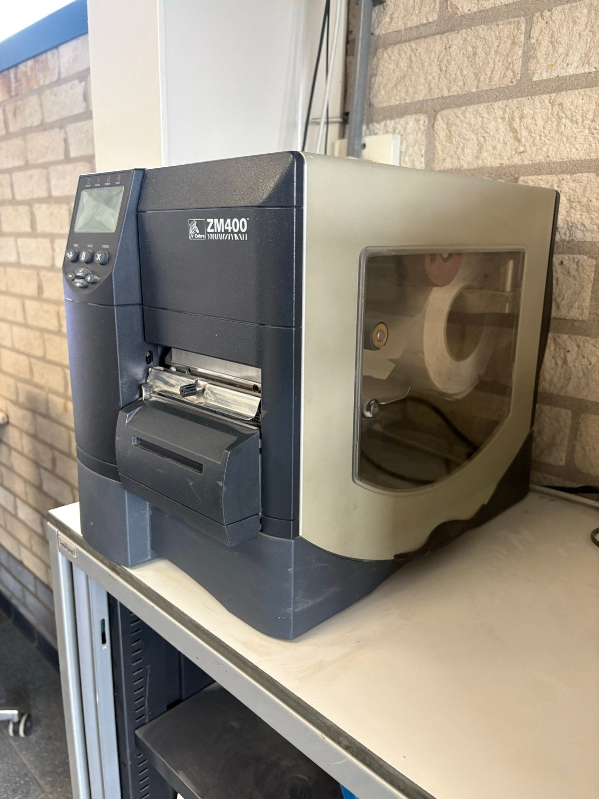 Zebra ZM400 Thermische Labelprinter - Gebruikt, Computers en Software, Printers, Ophalen of Verzenden, Gebruikt, Thermo-printer