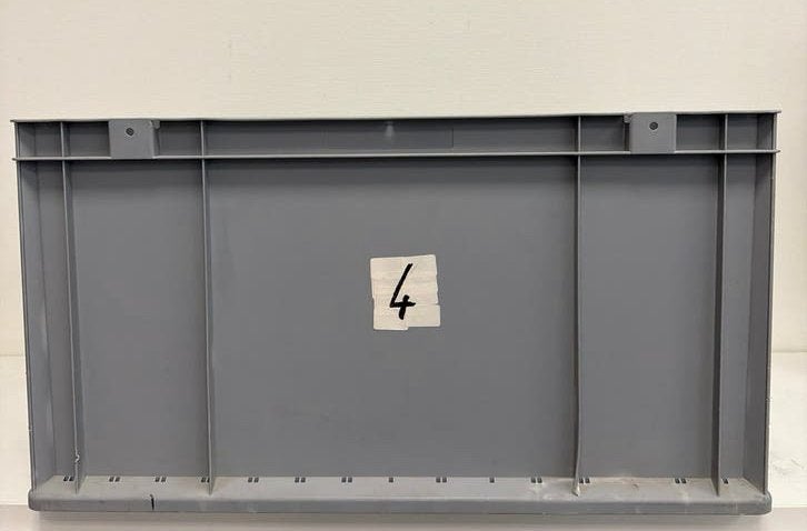 Silverline kunststof kratten stapelbak euronorm transport, Ophalen, Gebruikt, 40 tot 60 cm, 50 tot 75 cm