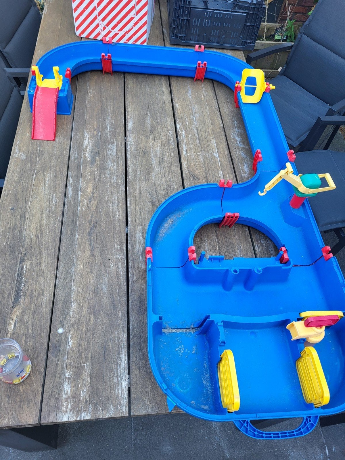 Aquaplay waterbaan (zonder poppetjes/bootjes), Kinderen en Baby's, Speelgoed | Buiten | Los speelgoed, Ophalen of Verzenden, Gebruikt