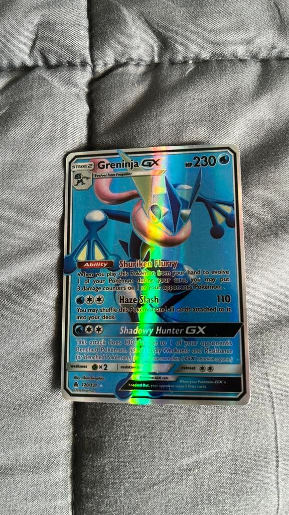 Greininja GX & Greininja GX Secret uit Forbidden Light serie, Ophalen of Verzenden, Gebruikt, Meerdere kaarten, Foil