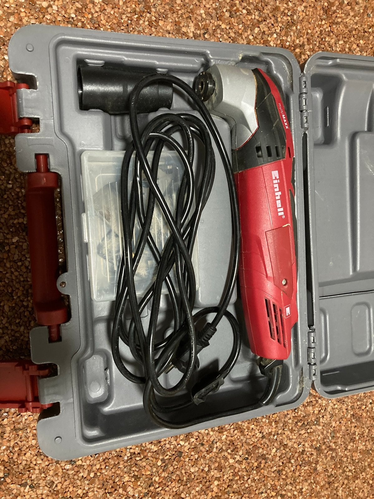 Einhell Multitool RT-MG 200 E met accessoires en koffer, Ophalen, Gebruikt, Multitool