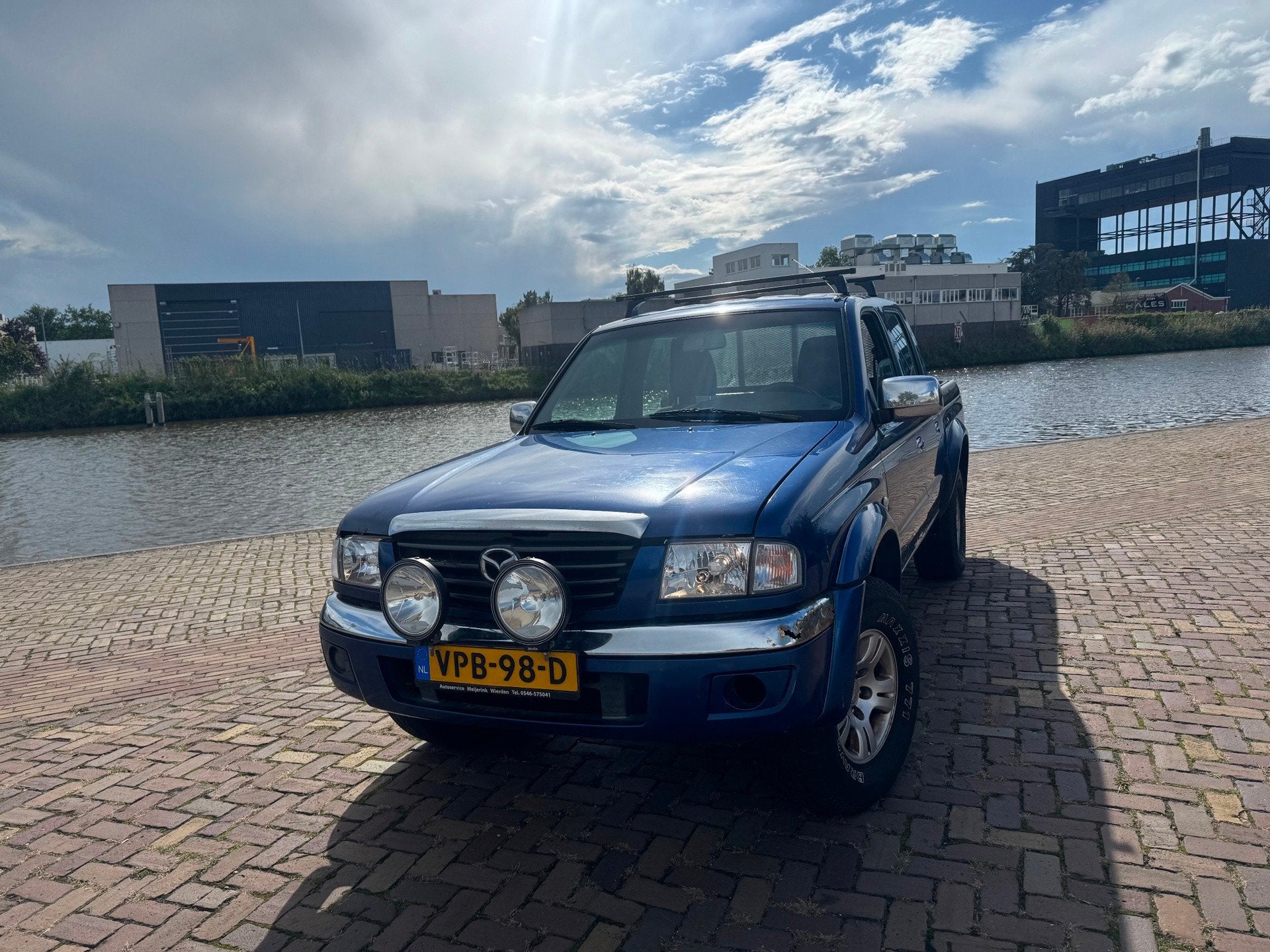 Mazda B2500 DOUBLE CAB, 2500 cc, Gebruikt, Blauw, 2800 kg