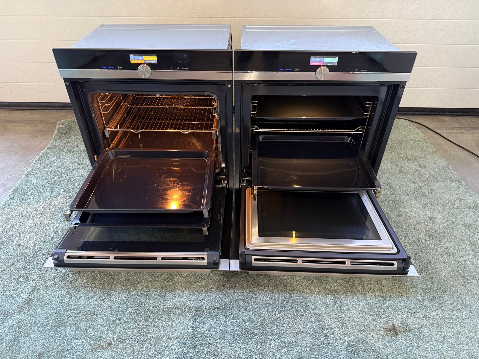 Siemens Stoomoven en Combi-magnetron Set - 60x60cm, Bella, Siemens, Ophalen of Verzenden, Zo goed als nieuw
