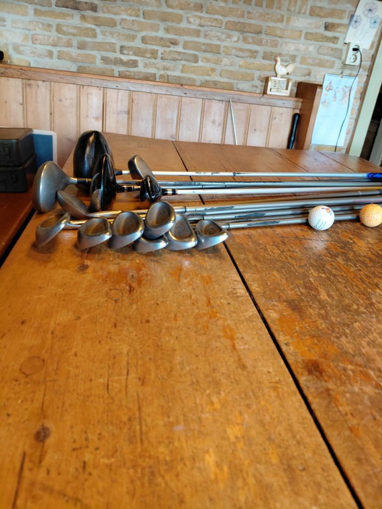 Verschillende golfstick's in tas., Ophalen, Tas