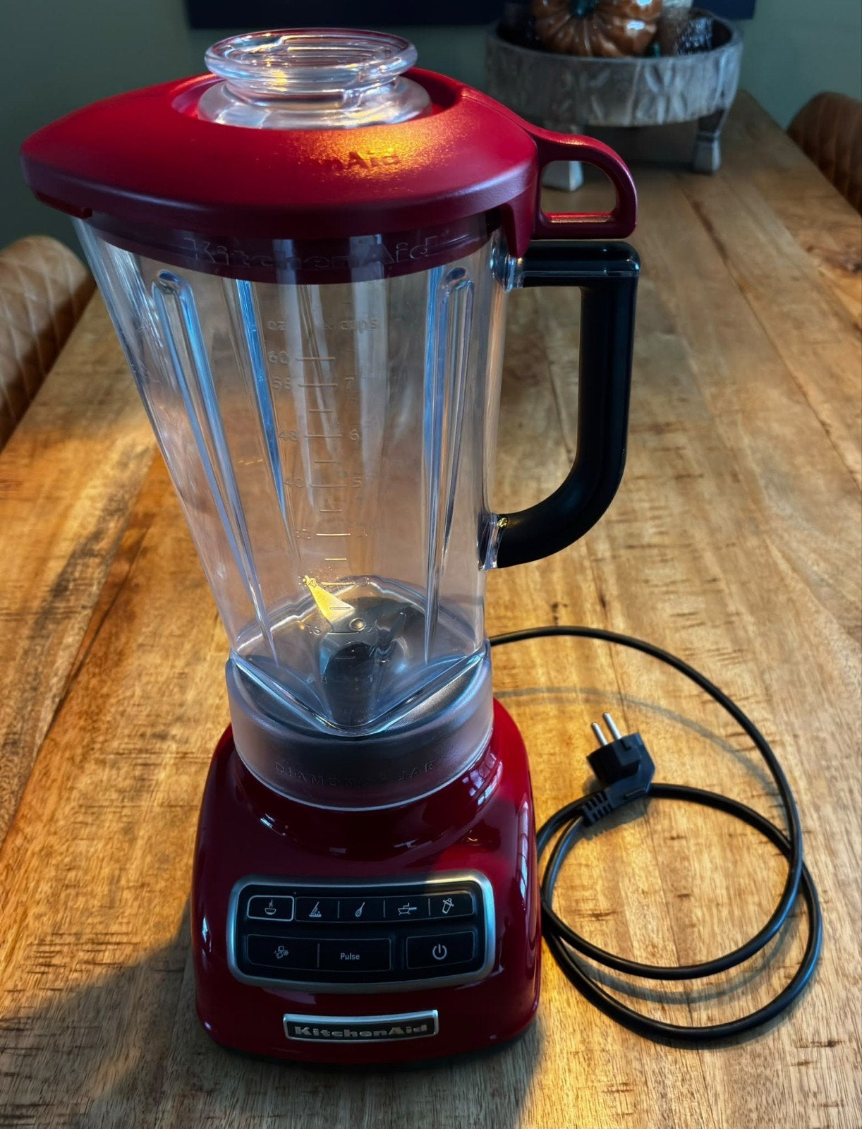 KitchenAid Diamond Blender 5KSB1585 rood - Zo goed als nieuw, Ophalen, Gebruikt, Blender