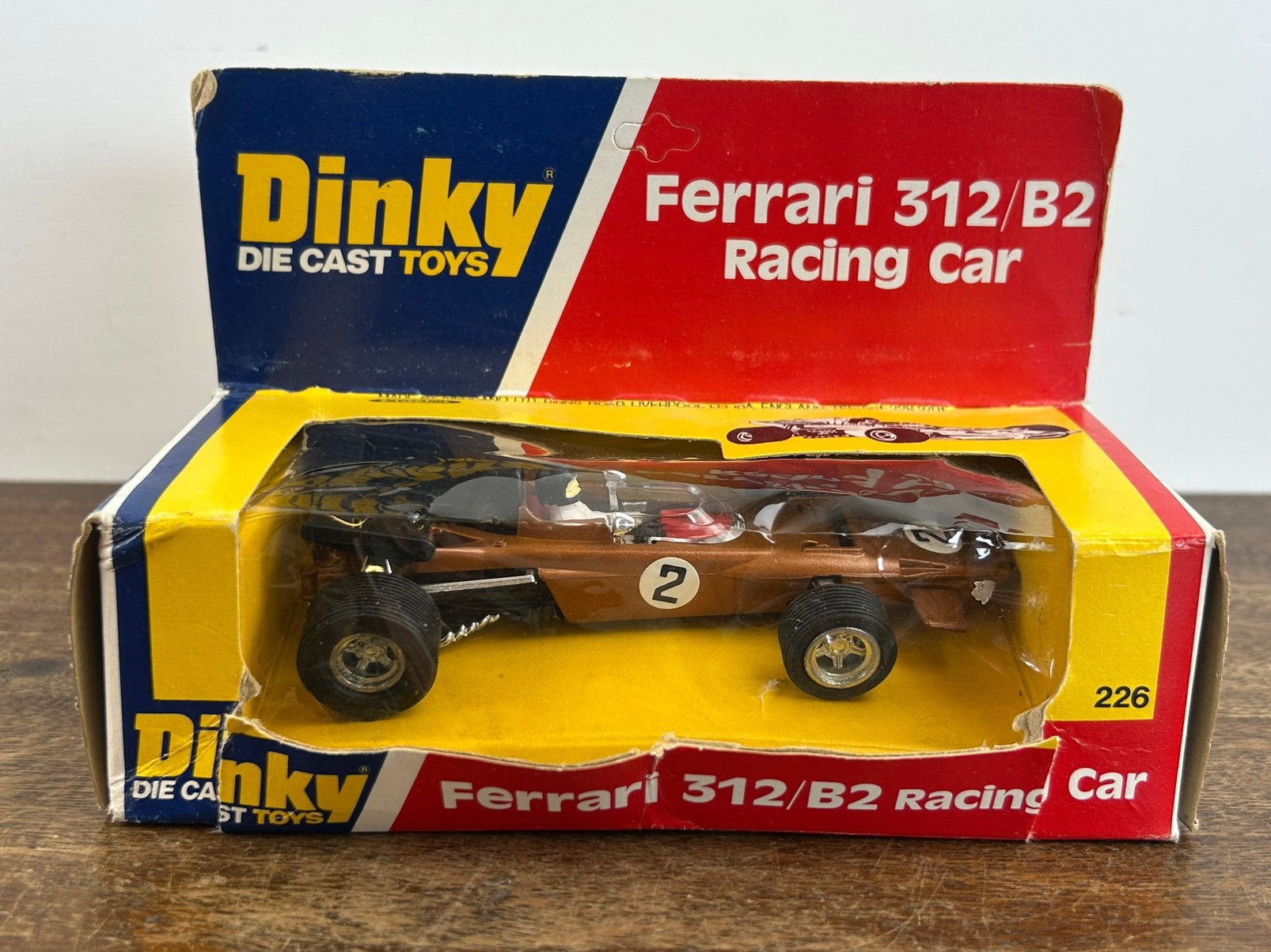 Dinky Toys 226 Ferrari 312/B2 Racing Car, Ophalen of Verzenden, Zo goed als nieuw, Auto, Dinky Toys