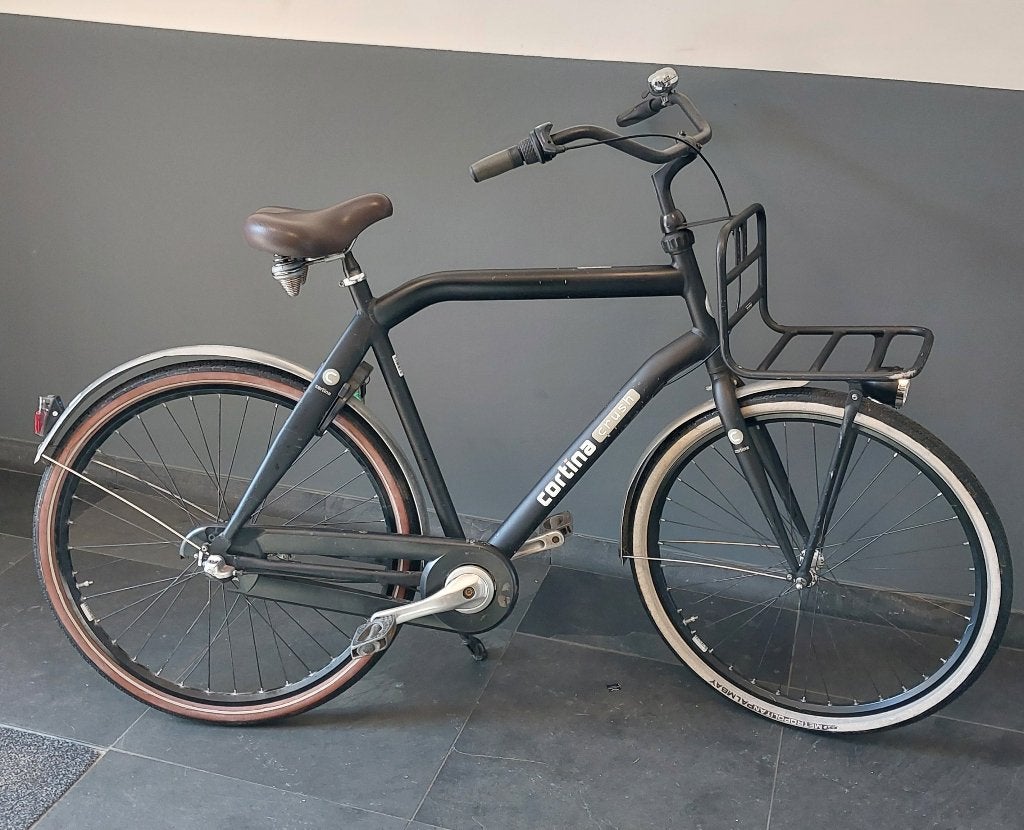 Leuke Cortina Crush herenfiets 3 versnellingen, Terugtraprem, Gebruikt, Versnellingen, 61 tot 65 cm
