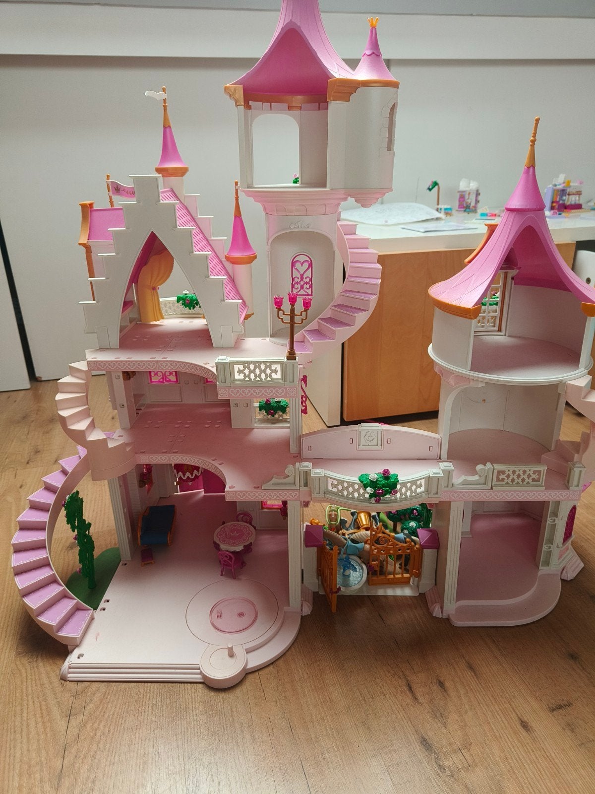 Playmobil Princess Kasteel met Figuren en Accessoires, Complete set, Ophalen of Verzenden, Zo goed als nieuw, Kasteel/Fort