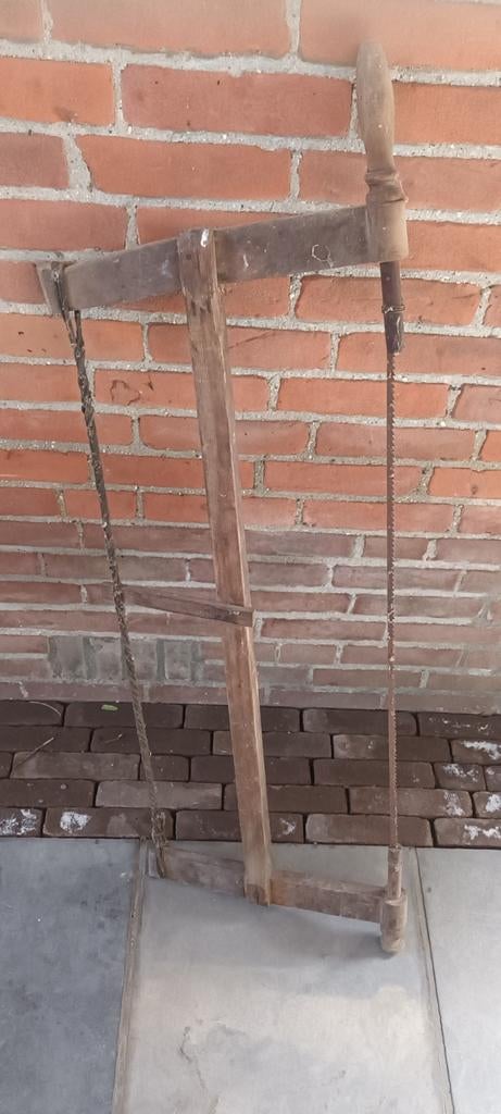 Oude trekzaag - Antieke handzaag voor houtbewerking, Ophalen of Verzenden, Gebruikt, Overige typen, Onbekend