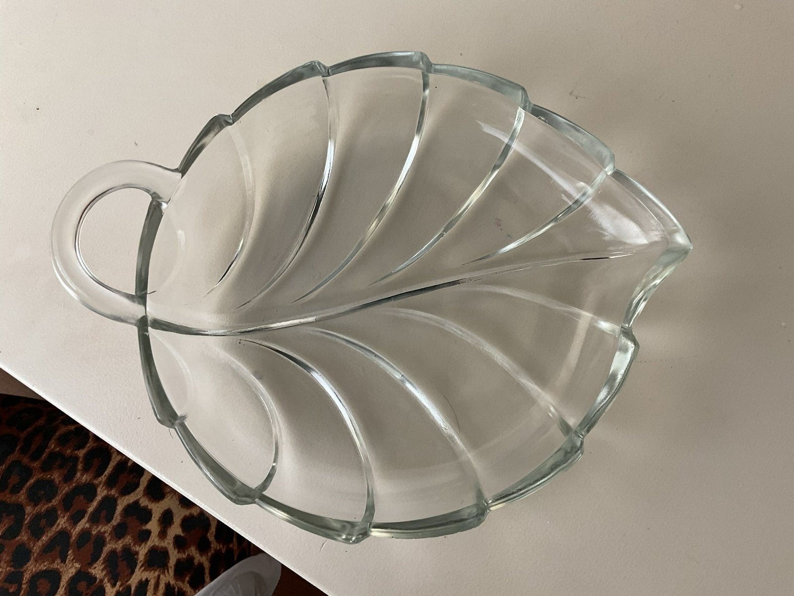 Decoratieve schaal glas, Ophalen of Verzenden