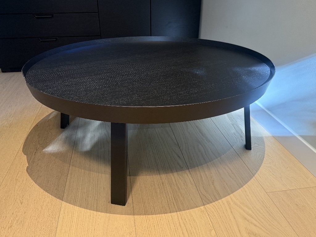 Muuto around XL I zwart I (h) 36 x (Ø) 95 cm , Huis en Inrichting, Ophalen, 50 tot 100 cm, Design, 50 tot 100 cm