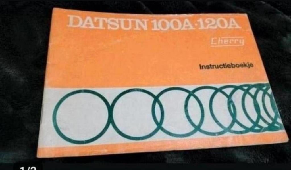 DATSUN 100 A/ 120 A HANDLEIDING NEDERLANDSTALIG, Ophalen of Verzenden