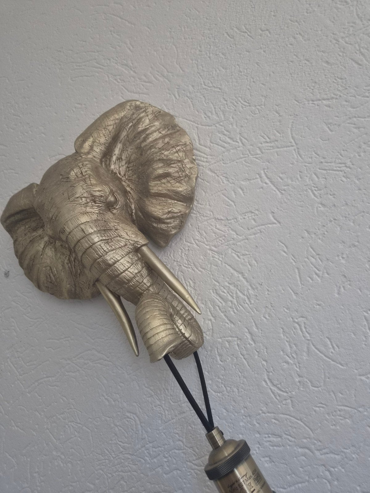 Light & Living Wandlamp Elephant Goudkleurig, Ophalen