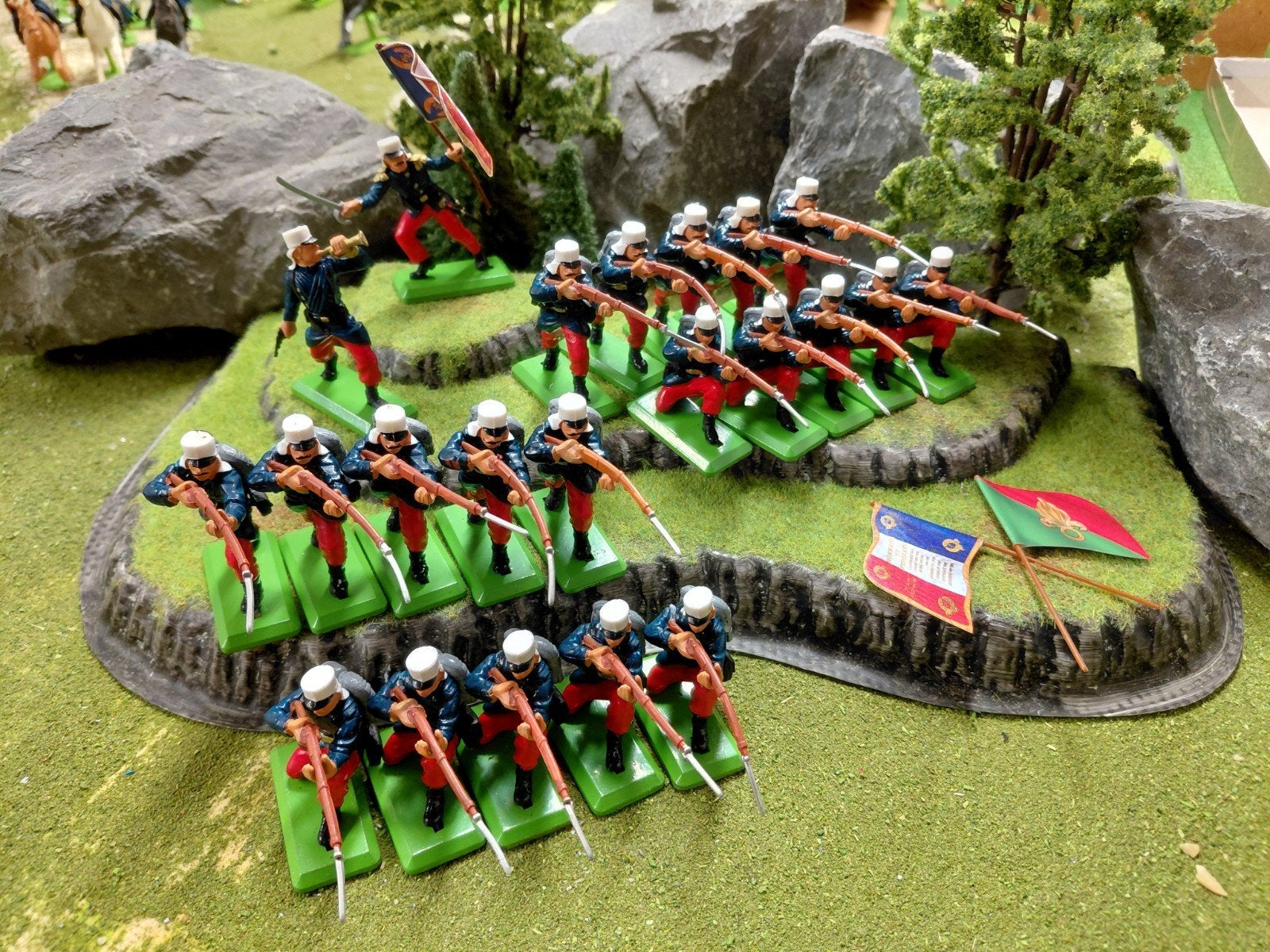 Dsg/Britains  Frans legioen vuurlinie, Ophalen of Verzenden, Nieuw, 1:50 of kleiner