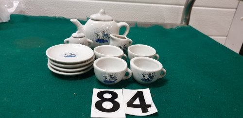 Mini servies witte ganzen,, Antiek en Kunst, Ophalen of Verzenden