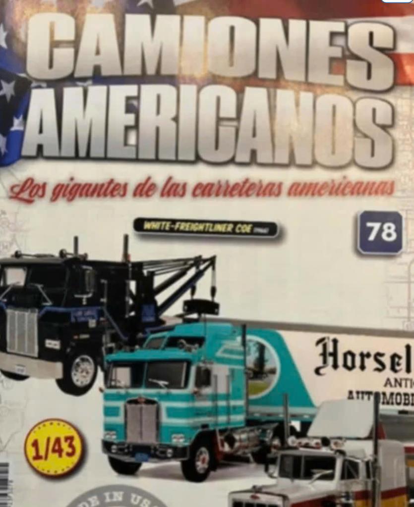 White Freightliner CF COE 1966 schaal 1/43 USA trucks # 78, Verzenden, Nieuw, Bus of Vrachtwagen, Overige merken