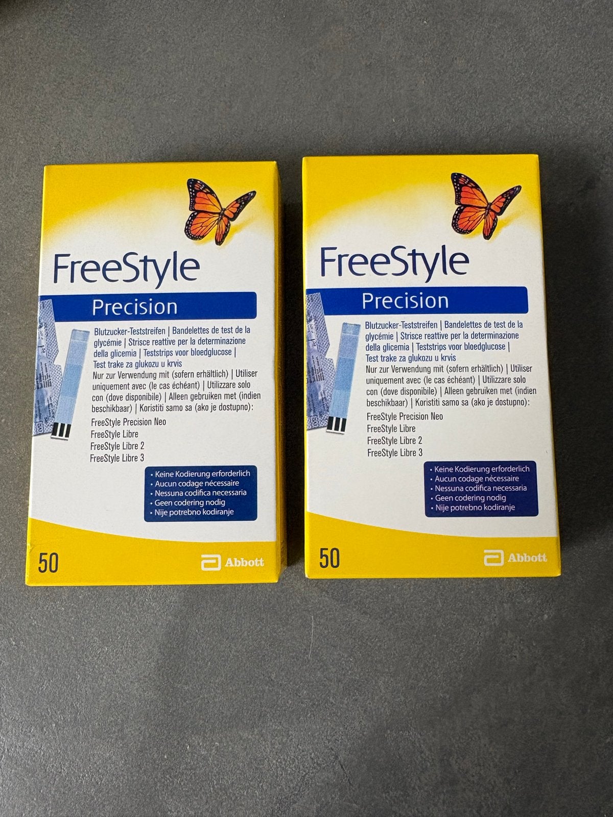 FreeStyle Precision Glucose Teststrips (2x50 stuks), Verzenden, Nieuw