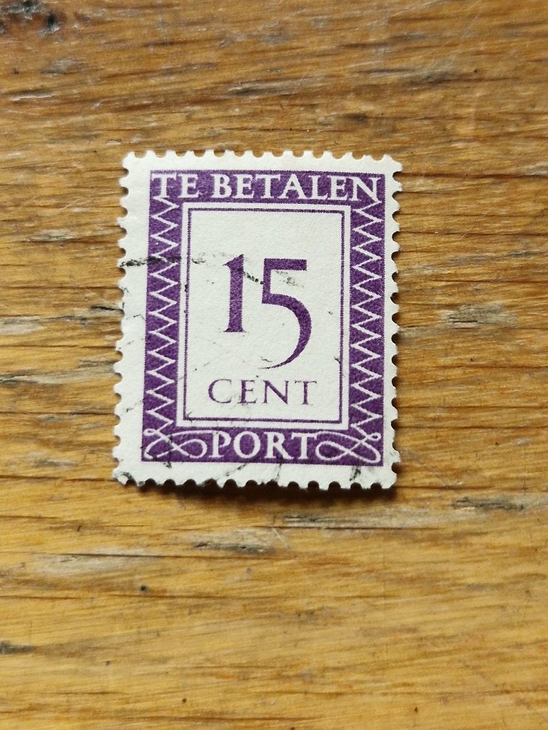 suriname gestempeld portzegel nr P41, Ophalen of Verzenden, Gestempeld