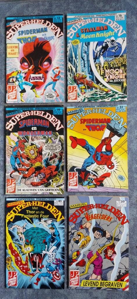 Superhelden Comics - Marvel Collectie (10 stuks), Boeken, Strips | Comics, Gelezen, Amerika, Diverse Marvel auteurs, Ophalen of Verzenden