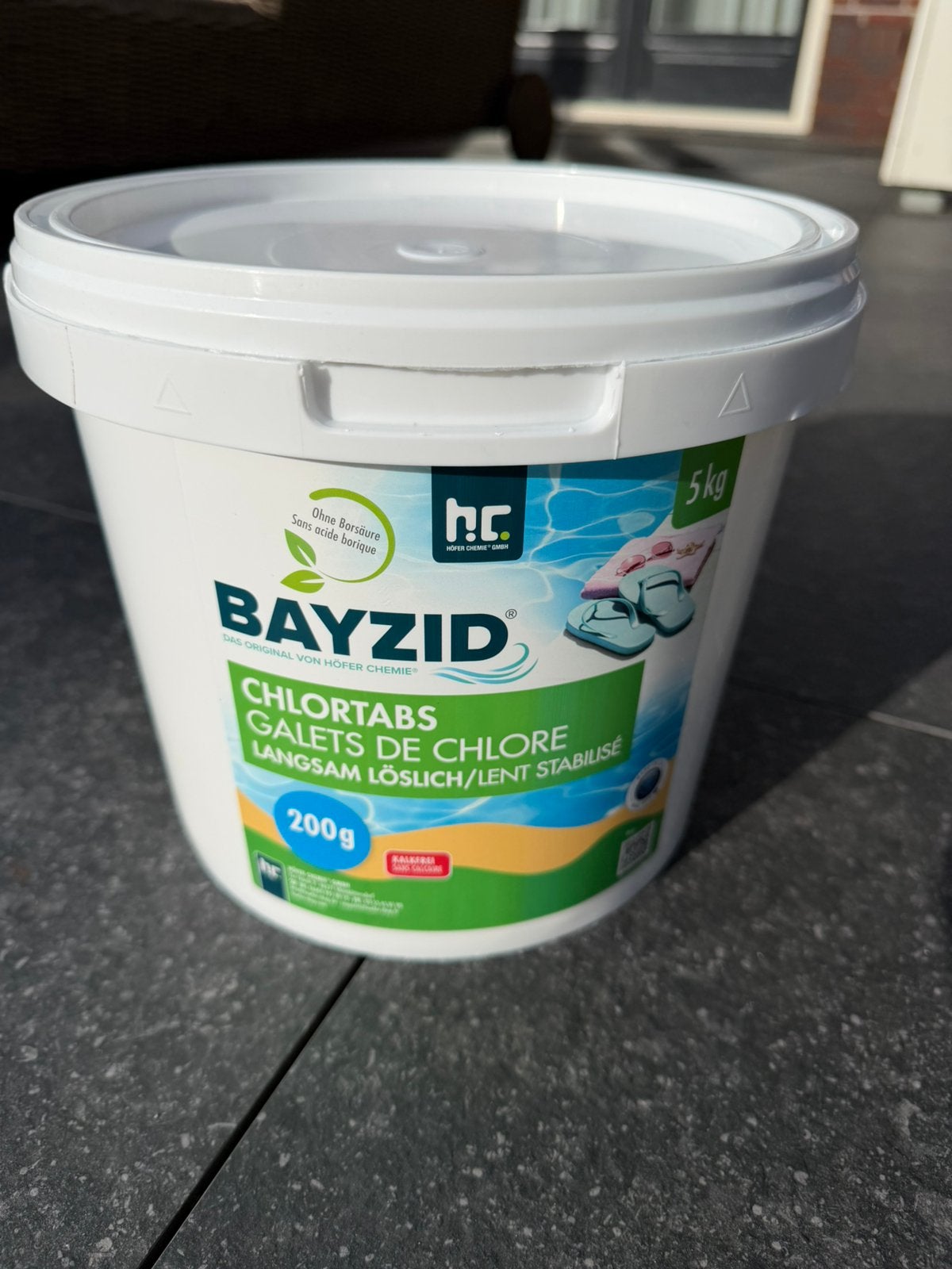 BAYZID Chloortabletten 200 gram langzaam oplossend, Tuin en Terras, Ophalen of Verzenden, Nieuw, Reinigingsmiddel