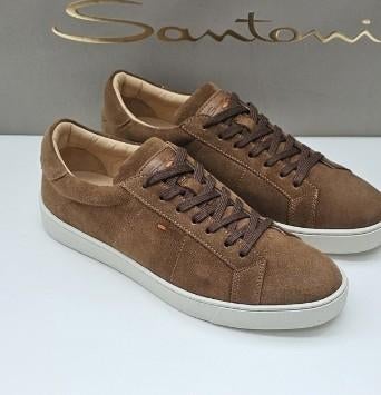 Santoni sneaker, Kleding | Heren, Schoenen, Bruin, Verzenden, Santoni, Sneakers of Gympen