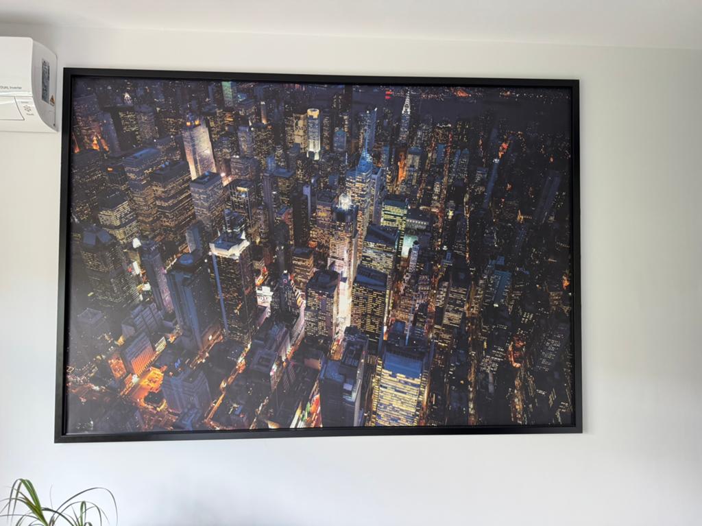 Ikea ingelijst Canvas groot 200cmx140cm New York, Ophalen, Zo goed als nieuw, Deurposter of groter, Dier of Natuur