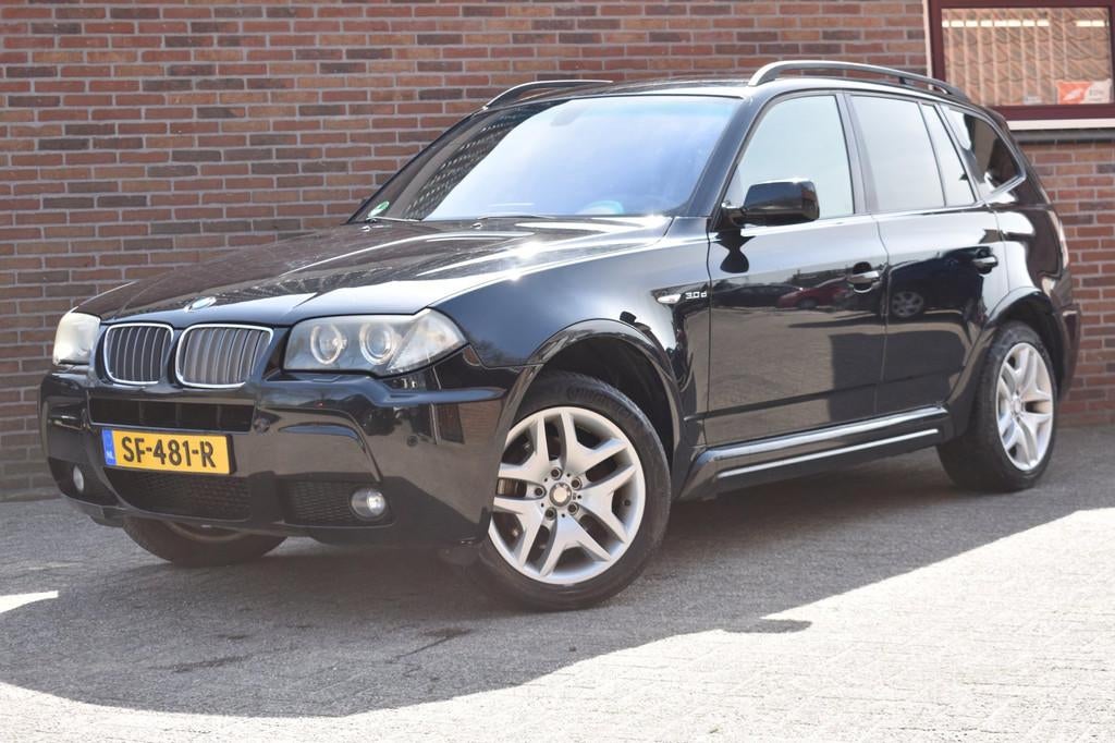 BMW X3 3.0d High Executive '07 Leder Xenon, Automaat, Gebruikt, Zwart, 2993 cc