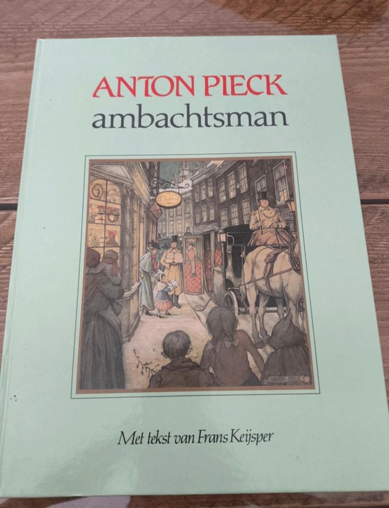 Anton Pieck Ambachtsman - Boek over de bekende illustrator, Ophalen of Verzenden, Gelezen, Overige onderwerpen, Frans Keijsper
