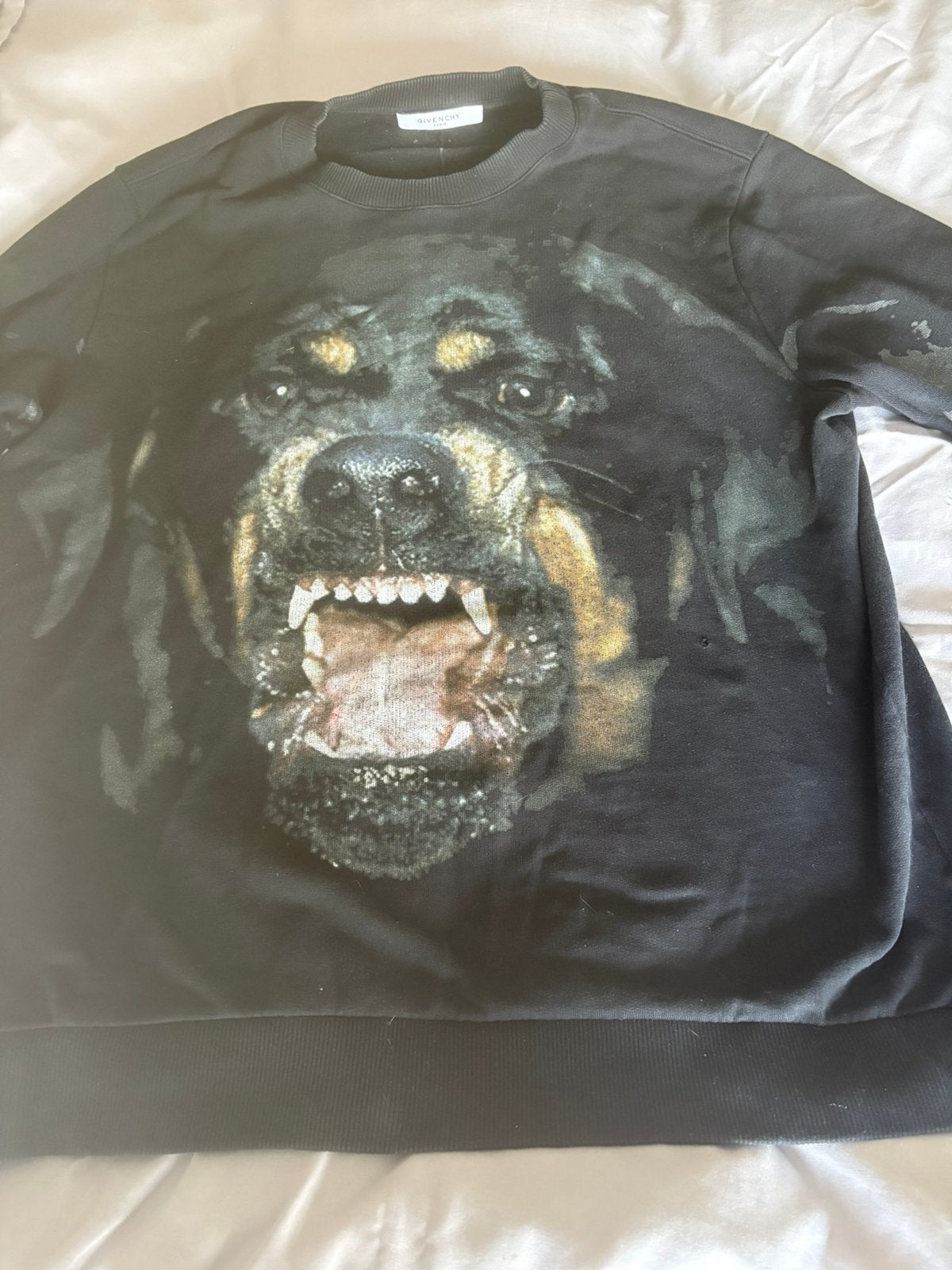 Givenchy trui  rottweiler XL, Kleding | Heren, Truien en Vesten, Ophalen, Zo goed als nieuw, Maat 56/58 (XL), Zwart