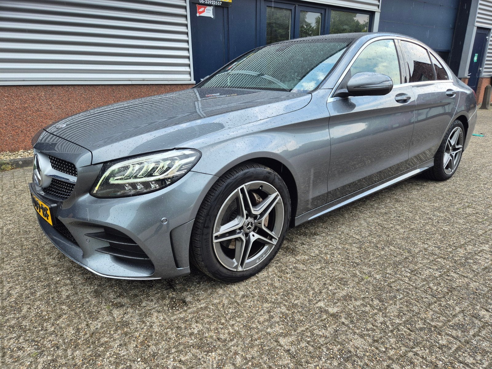 Mercedes-Benz C-Klasse C200 d 160pk 2019 AMG LINE Facelift, Achterwielaandrijving, 1800 kg, 4 cilinders, 160 pk