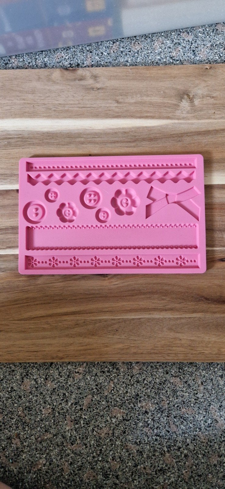 Wilton Fondant & Gum Paste Siliconen Mal – Stof Designs, Ophalen of Verzenden