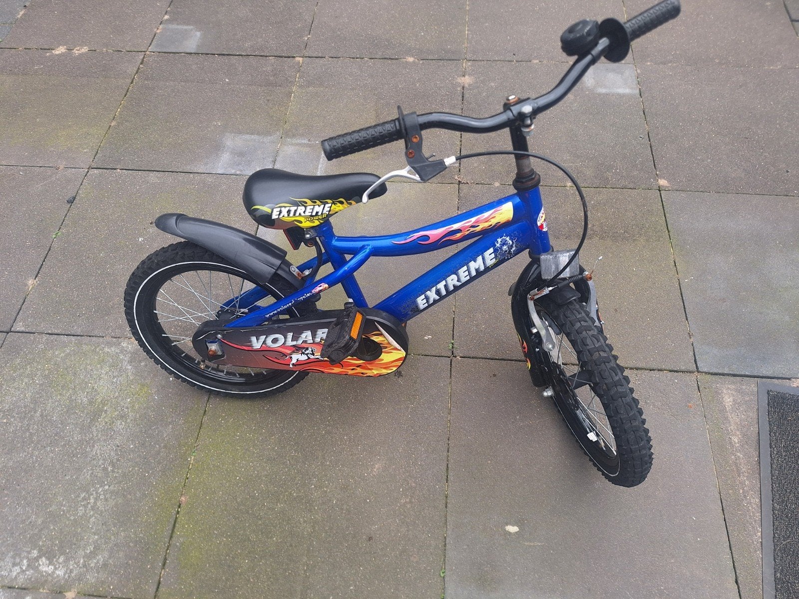 Volare Extreme kinderfiets 16 inch blauw, Ophalen, Terugtraprem, Volare, 16 tot 20 inch