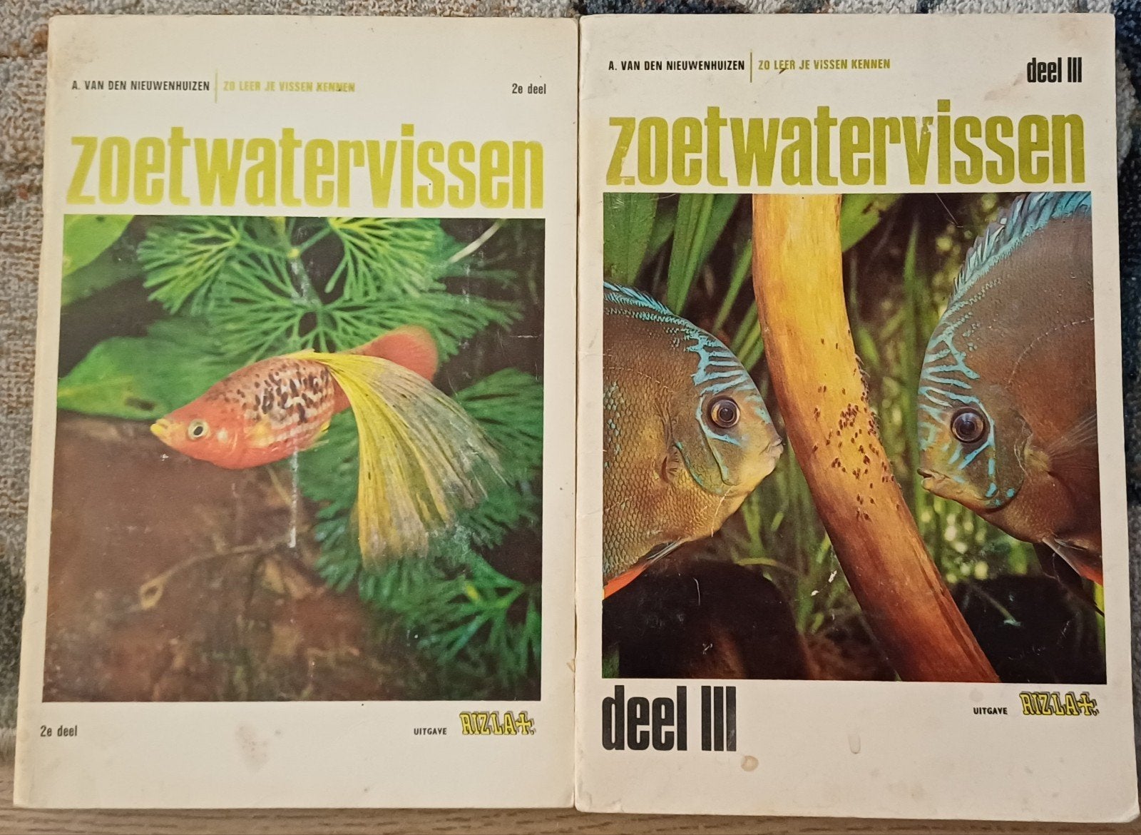 Rizla Plaatjesalbums Zoetwatervissen deel II en III compleet, Ophalen of Verzenden, Gebruikt, Meerdere plaatjes