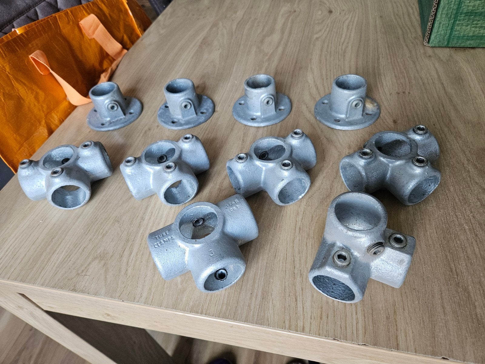 Diverse buisklemmen en flenzen - Gebruikt, Ophalen of Verzenden, Gebruikt, Minder dan 50 mm, Overige typen