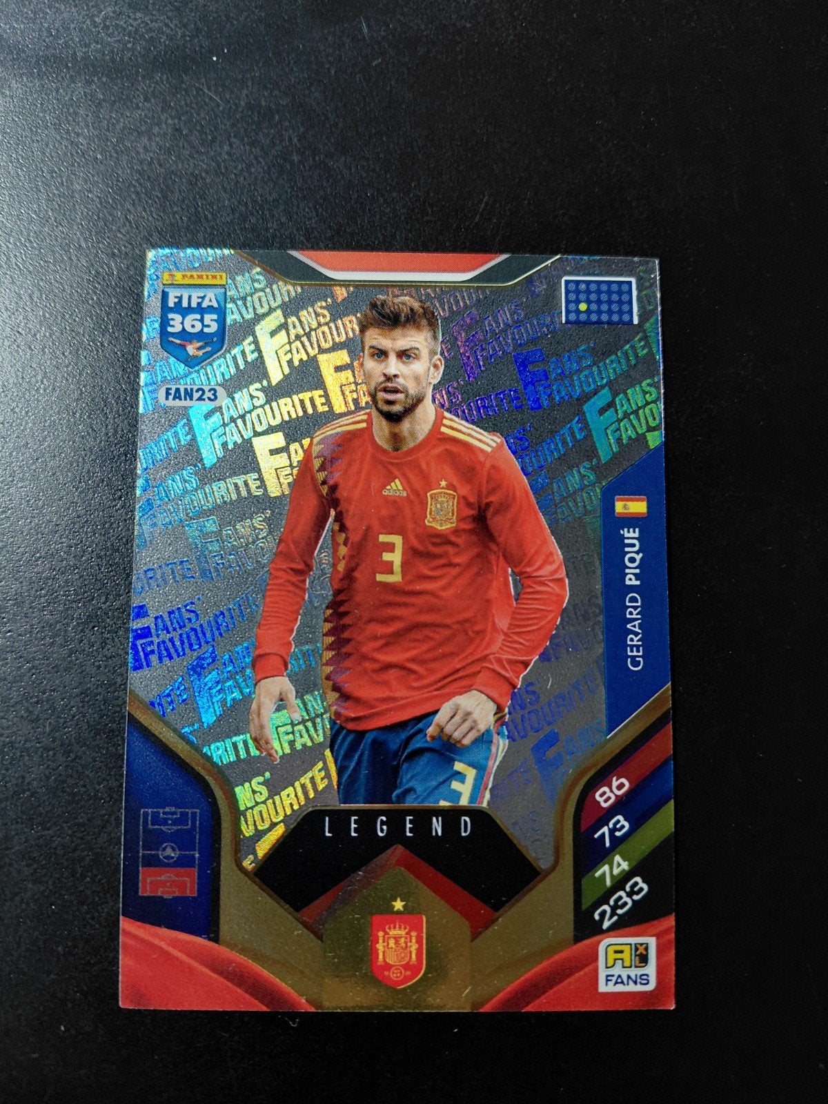 gerard pique (spanje) panini legend fans favourite, Ophalen of Verzenden, Nieuw, Buitenlandse clubs, Poster, Plaatje of Sticker