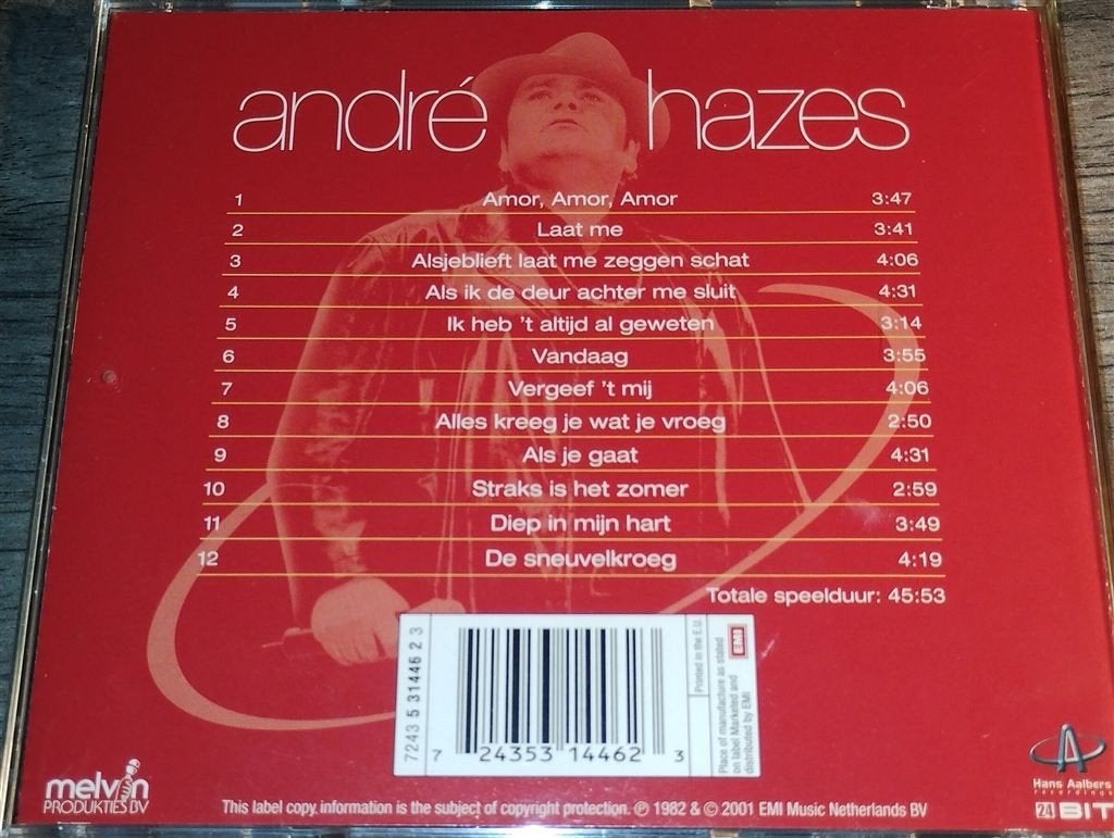 Andre Hazes - Met Liefde [24 Bit], Ophalen of Verzenden, Zo goed als nieuw, Levenslied of Smartlap