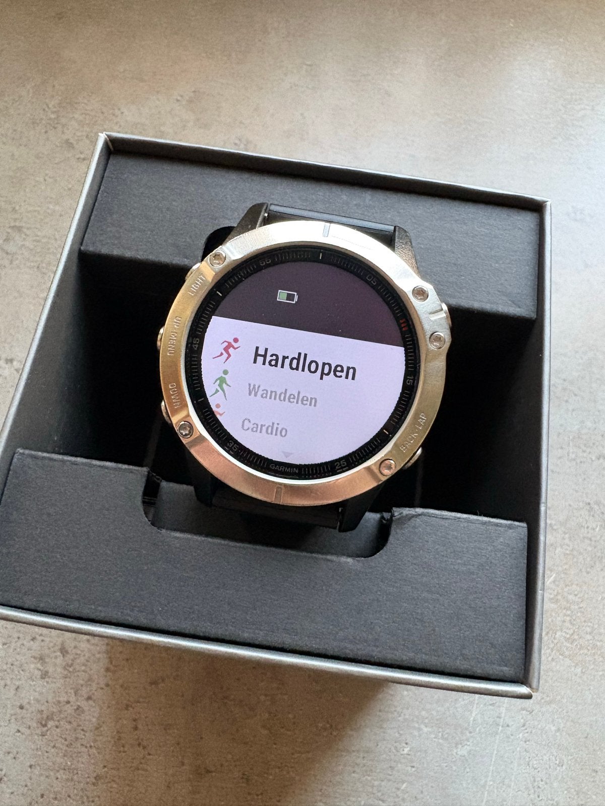 Garmin Fenix 6 Multisport GPS Smartwatch Zilver/Zwart, Ophalen, Afstand, Zwart, Zo goed als nieuw