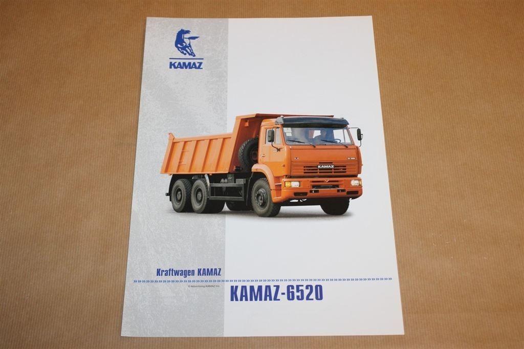 Kamaz Trucks - Kamaz - 6520 - Vrachtwagenfolder, Boeken, Auto's | Folders en Tijdschriften, Ophalen of Verzenden, Zo goed als nieuw