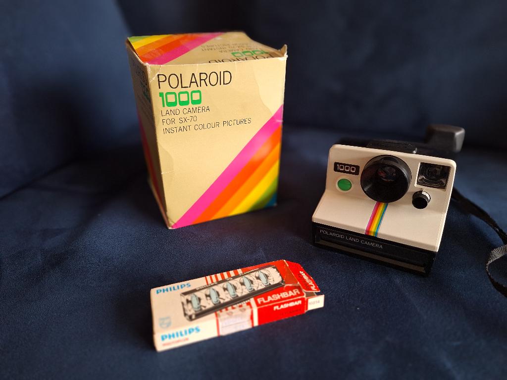 Polaroid 1000 Landcamera SX70, Audio, Tv en Foto, Fotocamera's Analoog, Gebruikt, Polaroid, Polaroid, Ophalen
