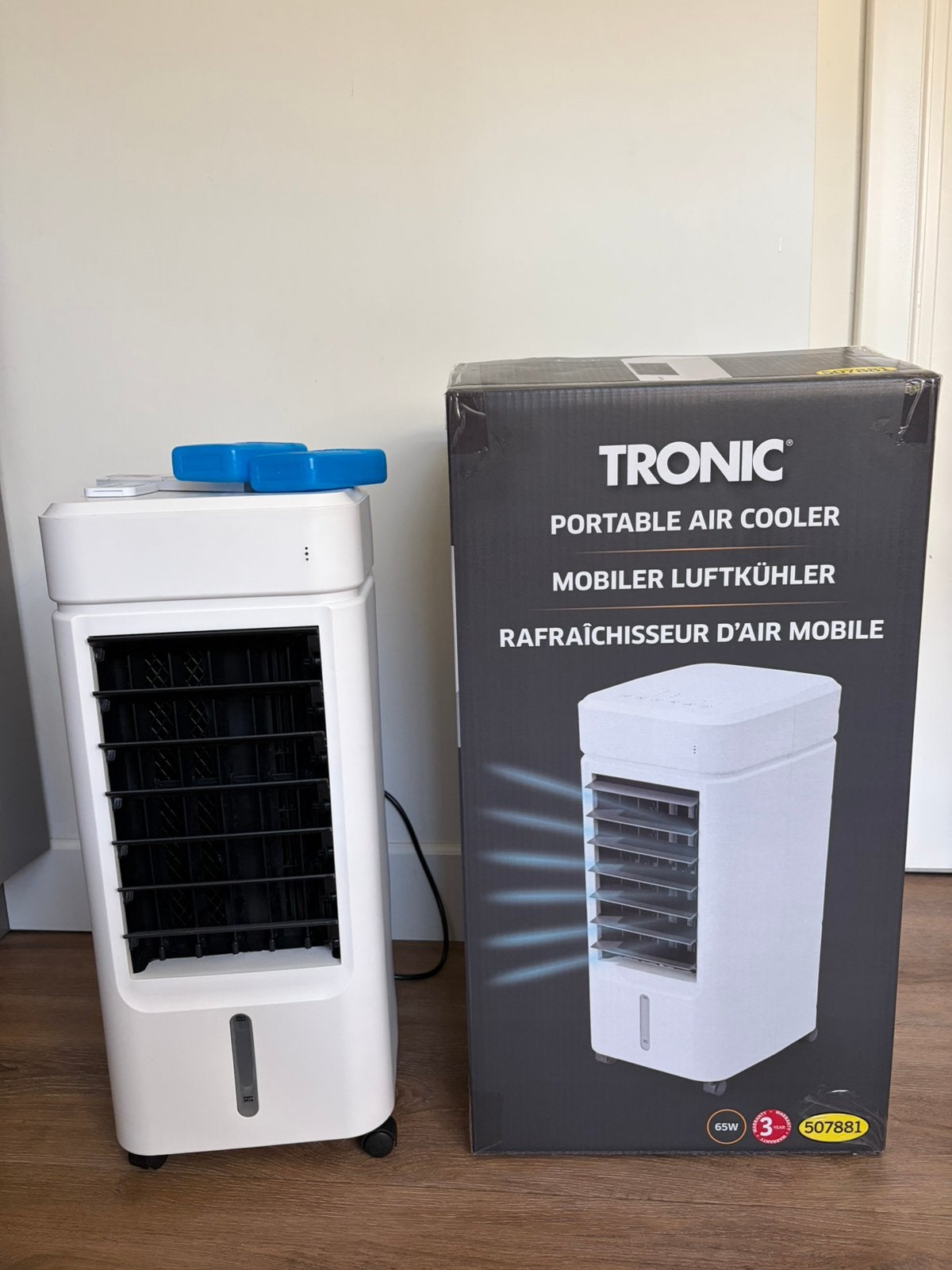 Tronic portable air cooler, Ophalen, Minder dan 60 m³, 3 snelheden of meer, Zo goed als nieuw