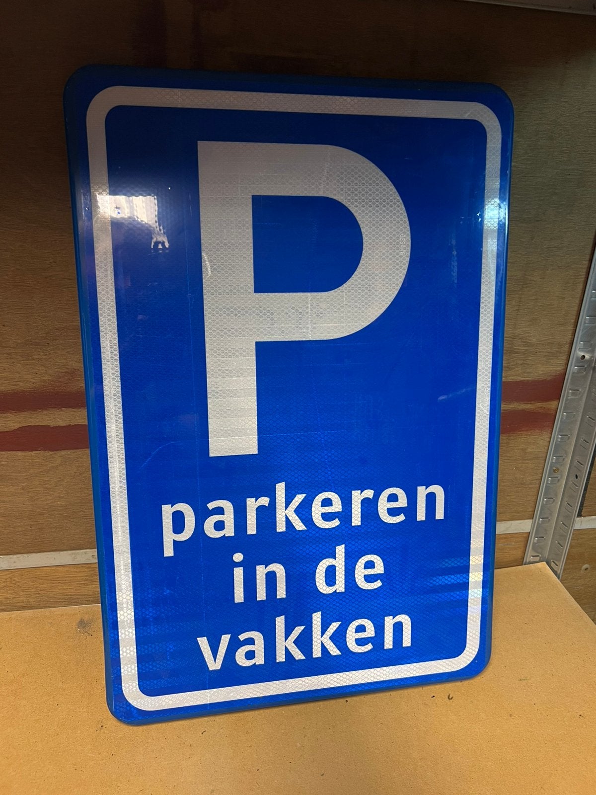Parkeerbord 'Parkeren in de vakken', Ophalen of Verzenden