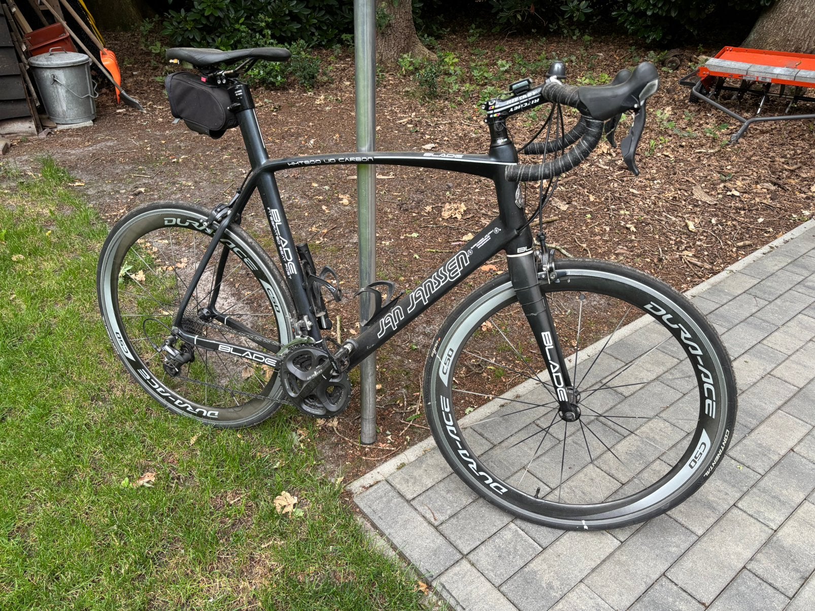 Jan Jansen Carbon racefiets, Gebruikt, 61 tot 65 cm, Meer dan 20 versnellingen, Ophalen