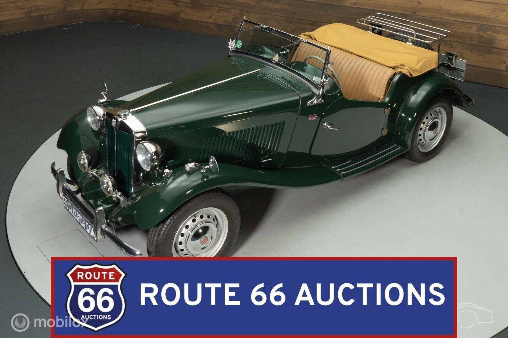 MG TD | 1953 | Route 66 Auctions, Auto's, Overige carrosserieën, Zwart, Bedrijf, Handgeschakeld